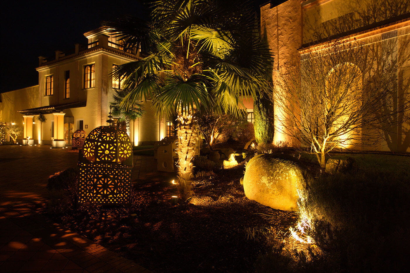 Hotel, Gastronomie & Wellness Außenbeleuchtung für Hotels und Gastronomie